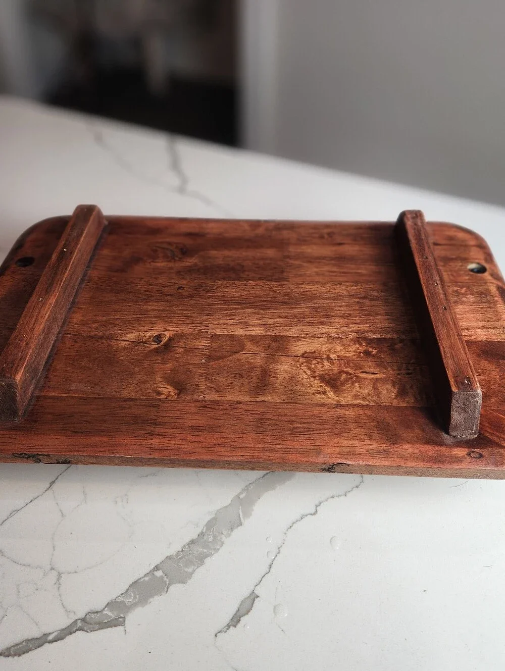 One-of-a-Kind Lichtenberg Fractal Burned Wood Serving Tray ⚡